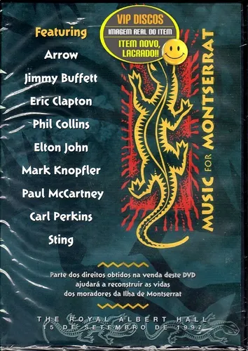 comprar Dvd Music For Montserrat Eric Clapton Phil Collins Lacrado!!