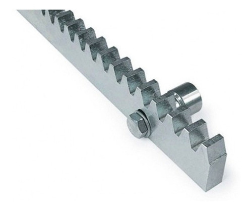 Cremallera Galvanizada Con Perno Portón Eléctrico Barra
