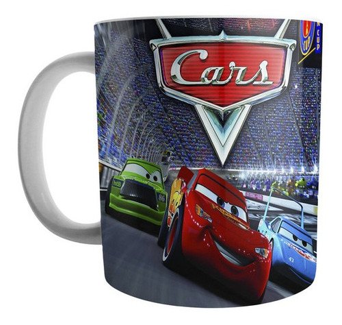 Mug Pocillo Carros Series Infantiles R1