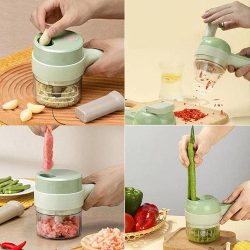 Cortador Legumes E Vegetais Multifuncional Sem Fio Elétrico