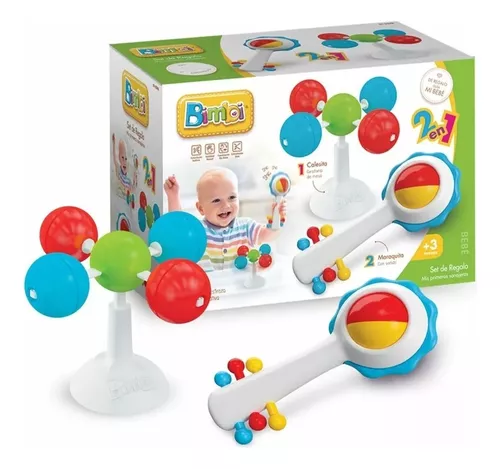 Sonajero Para Bebe De Mesa Interactivo Bimbi Baby Ball Color