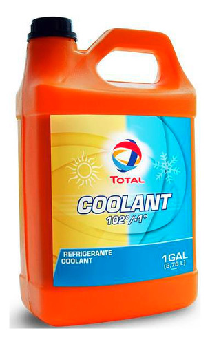 Coolant 102º / -1º 4lt - Refrigerante Pronto Uso - Total