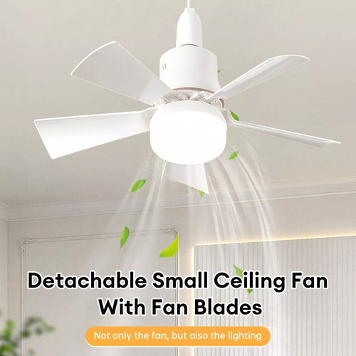 Socket Fan Light Con Luz Y Mando A Distancia De Silencio