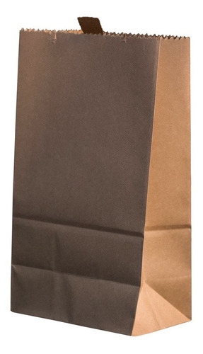 Bolsa De Papel Kraft Capacidad 1/2 Kg - Baldivia Plásticos  