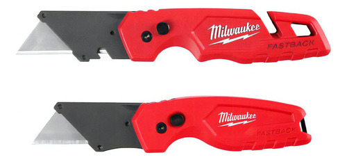Facas multiuso dobráveis Fastback Milwaukee 48-22-1503 2 unidades