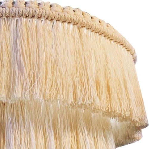 Macrame Lamp Shade Boho Tassel Light Shade Para Sala De