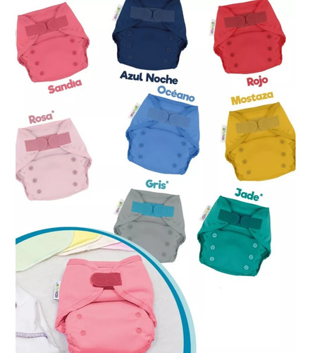 Pañal Predoblado Gde Y Cubierta | Pack Retro Ecopipo