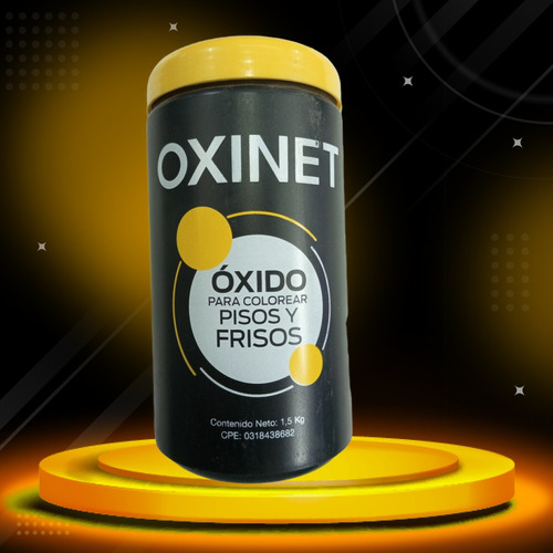 Oxido Para Colorear Pisos Y Frisos Amarillo 1kg Oxinet