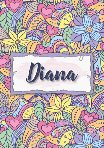 Libro: Diana: Cuaderno A5 | Nombre Personalizado Diana | Reg