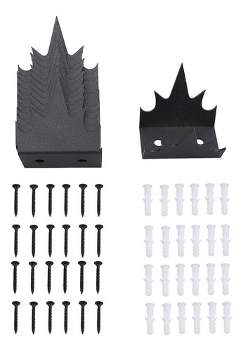 12 Peças De Vedação De Segurança Spikes Iron Anti Intrusion,