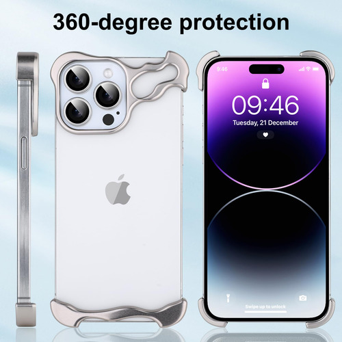 Funda De Teléfono Sin Marco Para iPhone 15 Pro Max, Funda