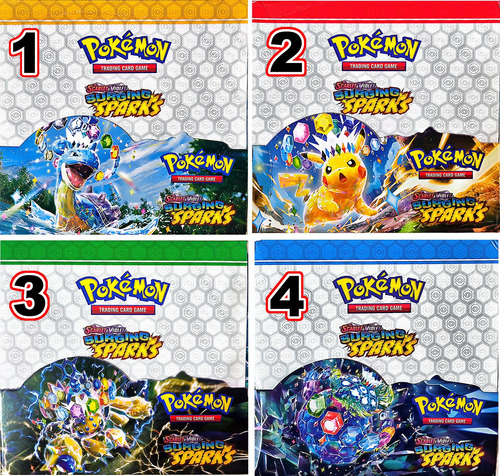 Caja Cartas Pokémon Genéricas X36 Sobres Caja1 1 - Amarilla