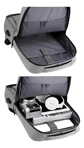 Mochila Bolso Notebook Laptop 14 /15.6 Usb Escolar