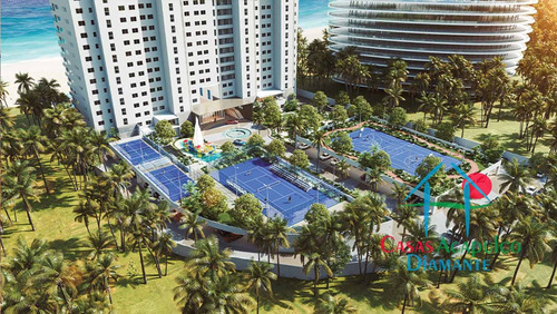 Cad Live Aqua 1906. Terraza, Alberca Privada, Jacuzzi Y Vista Frontal Al Mar