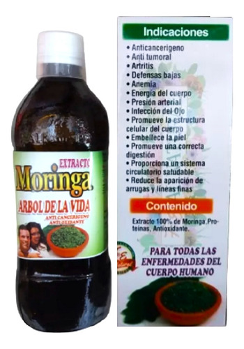 Moringa Antiinflamatorio Antibacteriano Suplemento Natural