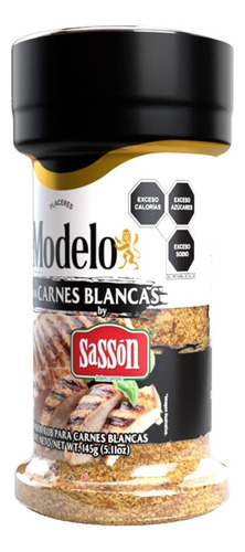 4 Pza Sazonador Modelo Sasson Para Carnes Blancas 145 G