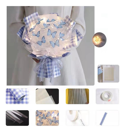 Materiais Para Fazer Buquê De Buquê De Borboleta Com Papel
