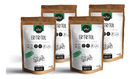 Eritritol X4u | Edulcorante 100% Natural | 0% Índ Glucémico