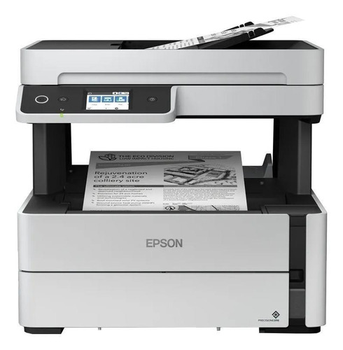 Impresora Multifunción Epson M3170 Con Wifi Blanca Y Negra