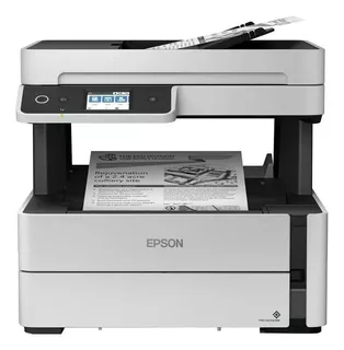 Impresora multifunción Epson EcoTank M3170 con wifi blanca y negra 100V/240V