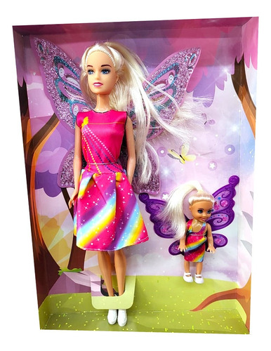 Muñeca Tiny Hada Con Hadita Multicolor Shp Tunishop