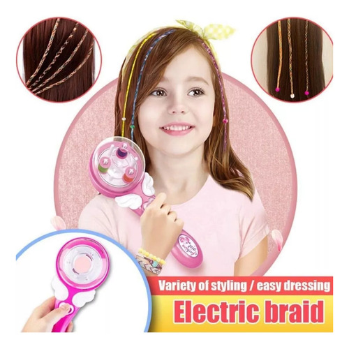 Trenzador De Cabello Completo Con Bijouterie Y Apliques