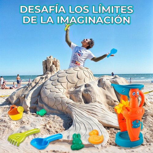 Molino De Arena Grande Set De Juguetes De Playa Para Niños