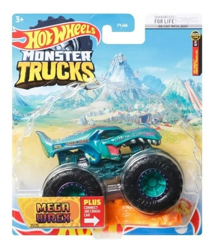 Carrito Hot Wheels Monster Trucks Mega Wrex 2022