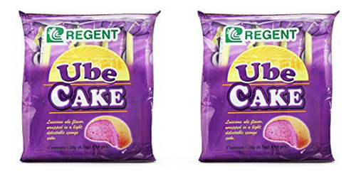 Pastel De Ube  (10 Unidades) - Pack De 2 - 7oz.