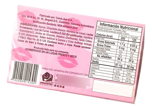 Chocolate Chogomas Besitos