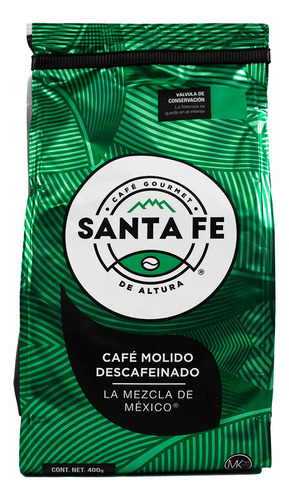Café Santa Fé Molido Descafeinado 400g