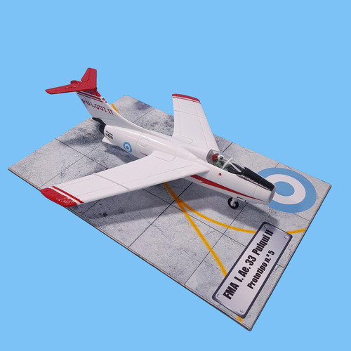 Maqueta Avión Fma Ia-33 Pulqui Ii A Escala Argentino