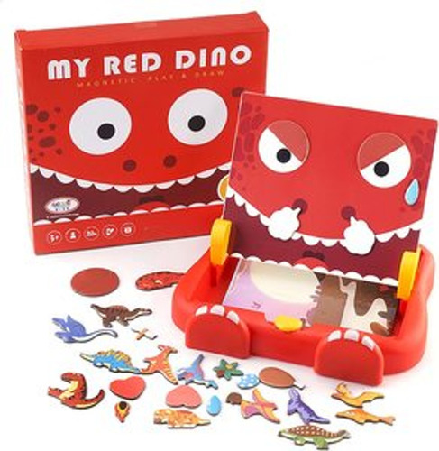 Pizarra Magnética Dino Para Niños