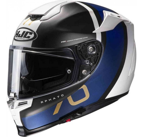 Casco Moto Hjc Rpha 70 Paika Fibra De Carbono C/lentes