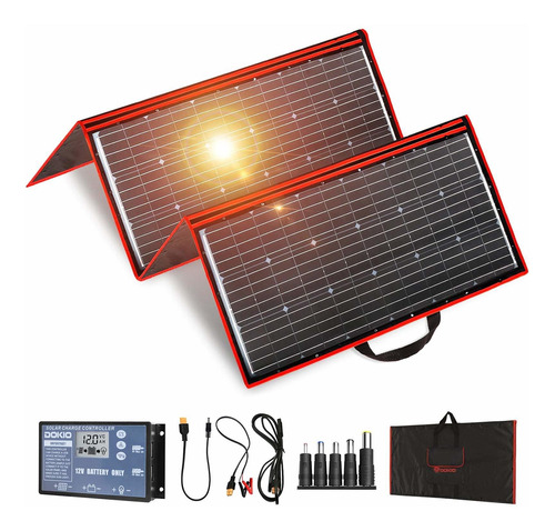 Dokio 300w Solar Panel Kit Mono Portable Flexible Folding