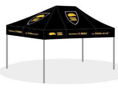Tenda Piramidal 6x3 Metros Com Personalização
