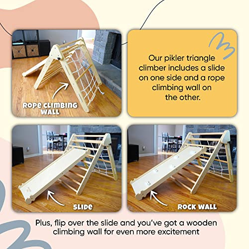 Triángulo Pikler 3 1 Set De Escalada Montessori Tobogã...