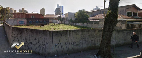 Terreno Para Alugar, 925 M² Por R$ 14.500/mês - Jardim - Santo André/sp - Te0065
