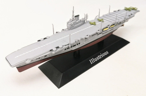 Miniatura Diecast 1/1250, Portaaviones Inglés Illustrious
