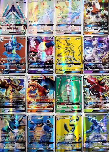 100 Cartas Pokemon Gx Español - Sin Repetir - Envió  Gratis!