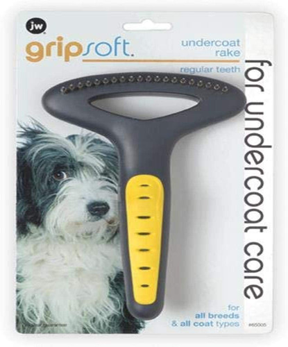 Jw Pet Company Gripsoft Cepillo Tipo Rastrillo Para Capas Ba