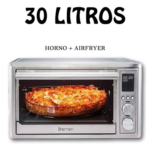 Horno Electrico  De Mesa Con Airfryer 30 Litros Tienda Fisic