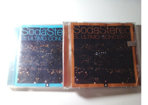 Soda Stereo El Último Concierto Parte A Y Parte B Cds