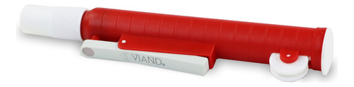 Succionador Con Embolo Para Pipetas 25ml Viand Color Rojo