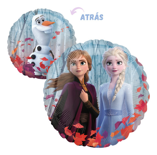 5 Globos Frozen De Ana, Elsa Y Olaf