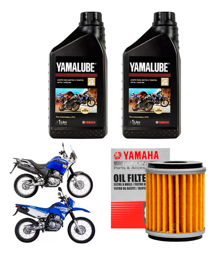 Kit Service Xtz Ybr 250 Tenere Yamalube Mineral Filtro Sia++