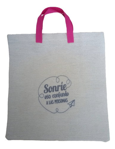 Souvenirs Bolsas Diseños Cumpleaños - X10 Unidades Sonrie Eso Confunde A Las Personas