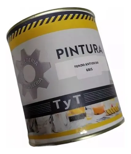 Pintura Antióxido Fondo Herrería Gris O Rojo X 3,600 L Tyt