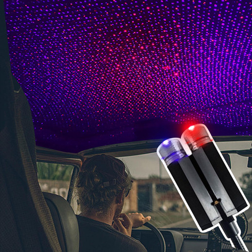 Luz Usb Star Para Coche, Música Para Coche, Control De Voz,