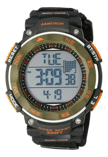 Reloj Armitron Sport Para Hombre Con Correa De Neopreno Negr